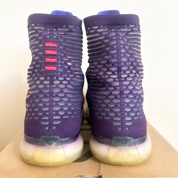 SOLD ❌ Nike Kobe 10 X Elite High Team Pack size 10 718763-505 2015 PRE-OWNED - Picture 5 of 9